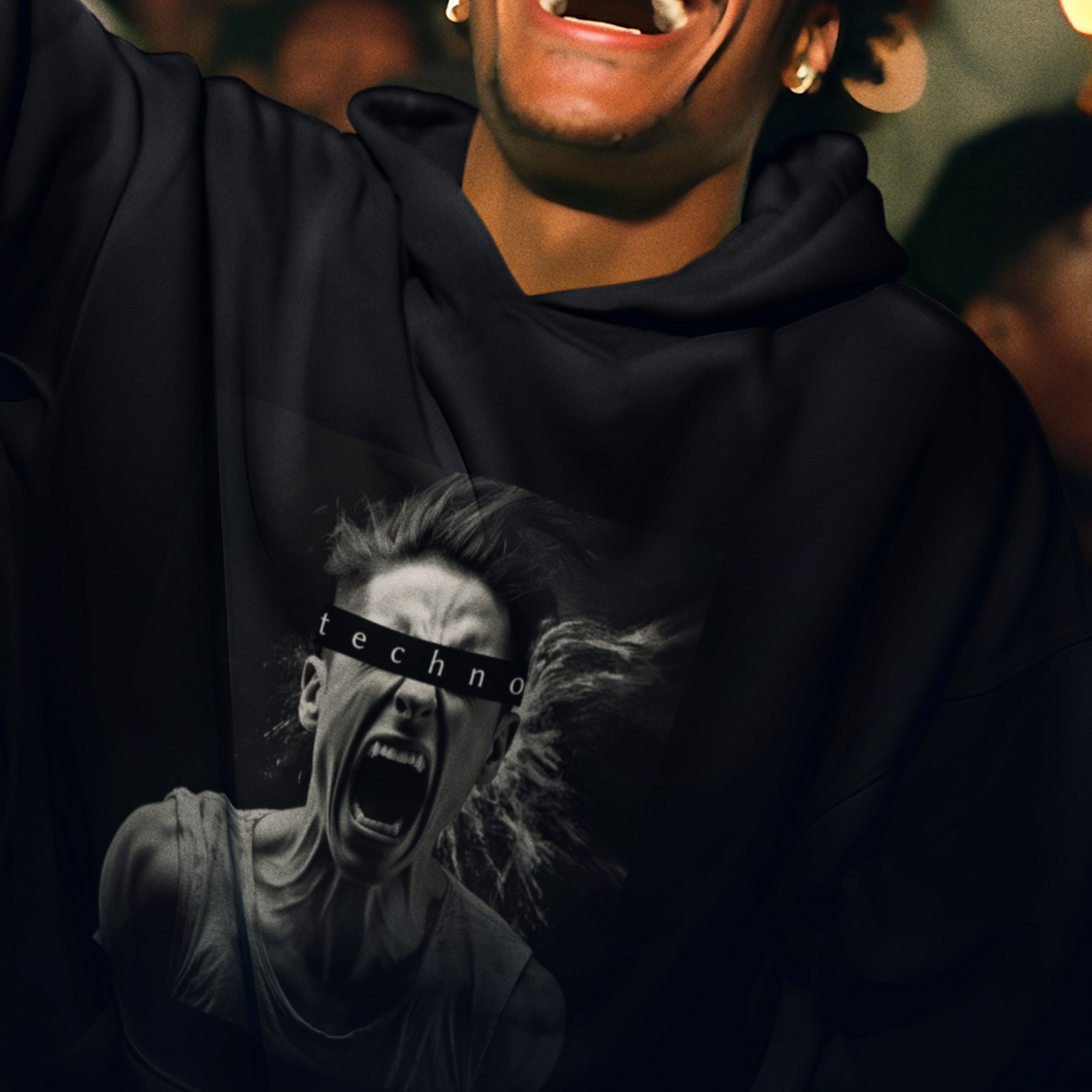 blinded by techno - Hoodie