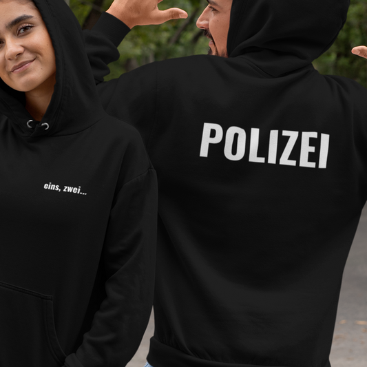 eins,zwei... Polizei - Hoodie