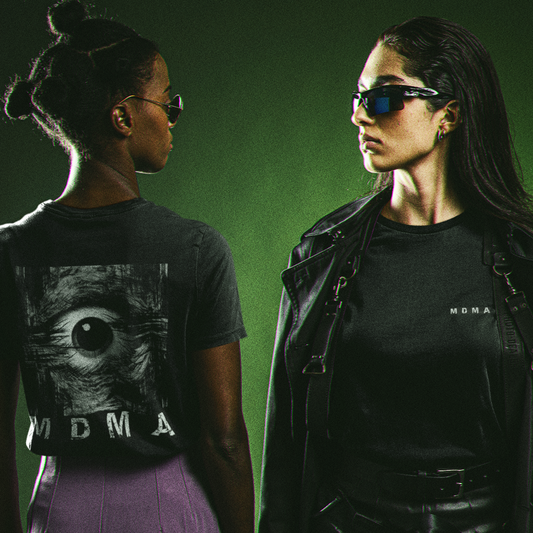 MDMA eye - T-Shirt front/backprint