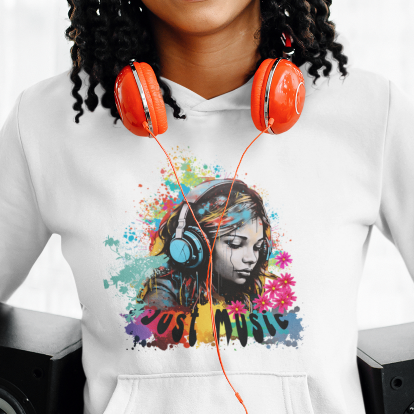 Just Music Graffiti- Hoodie