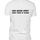 Who needs Sport when there is Techno - T-Shirt backprint