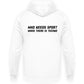 Who needs Sport when there is Techno - Hoodie